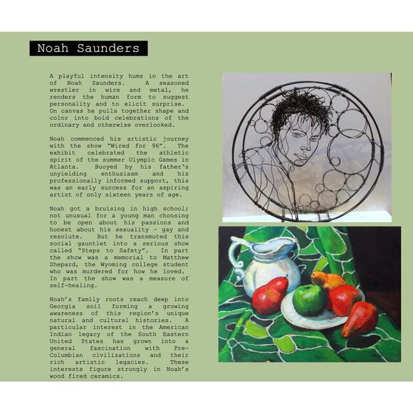 NOAH JAMES SAUNDERS WIRE FACE PIN - MAN - Size 4" x 3" - Picture 4 of 8